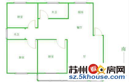 桐泾商务广场 桐泾公园地铁口 精装1室整租 押一付一