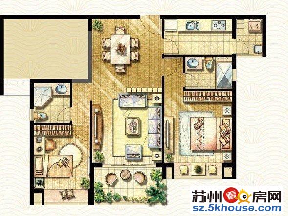 地铁4号线 合景 精装30万3房2卫 景观楼层 低于市场