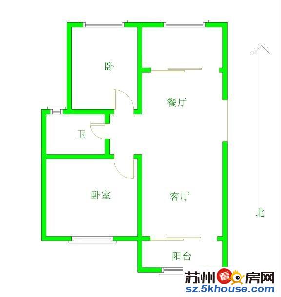 新上 金茂府对面 虹桥小区豪装两房朝南全明户型有独库