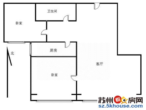 劳动路地铁口 胥江路 劳动路 精装两房 押一付一家电齐全