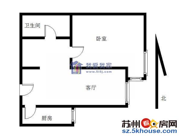 可押一付一 索山桥中粮香缇 万科金色家园一室复式 保养好干净