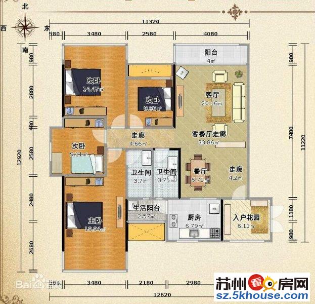 中海凤凰熙岸 西环高架与劳动路交汇 万科金品家园 婚装两室