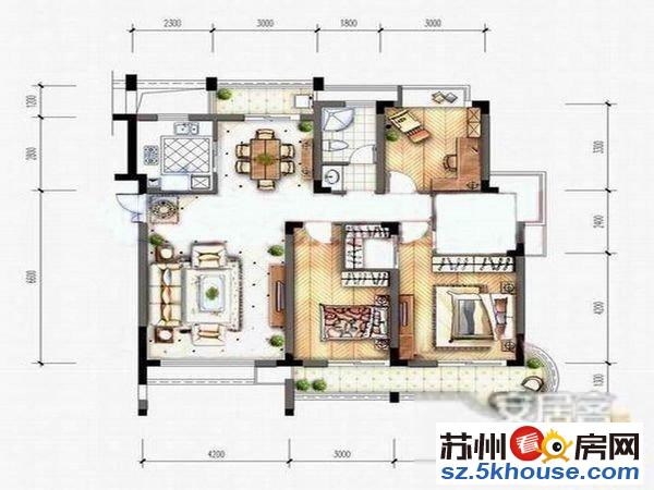 太阳花园正气三房紧邻圆融广场满五免税房东真诚急售