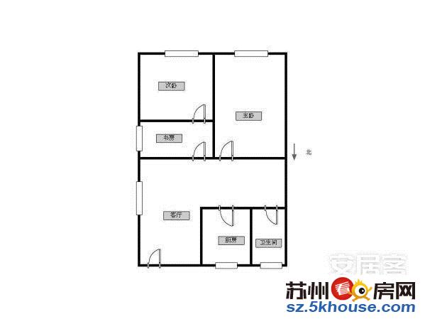 地铁口 敬文实小 打线里 中装南北房 全明户 有独库 看房随