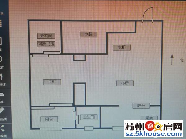 东环路旁平江双学校精装一室满2年采光好诚心出售看房方便