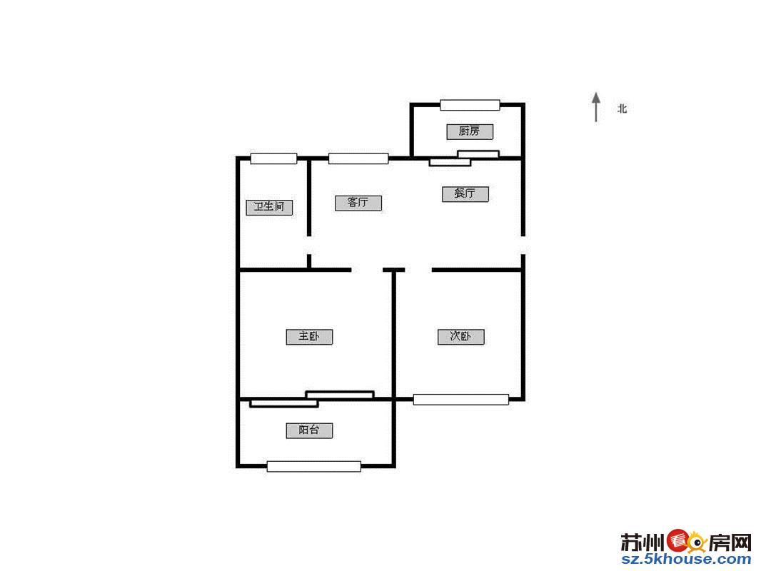 急售 南园南路 精装两房朝南合库 满五唯一平直振华