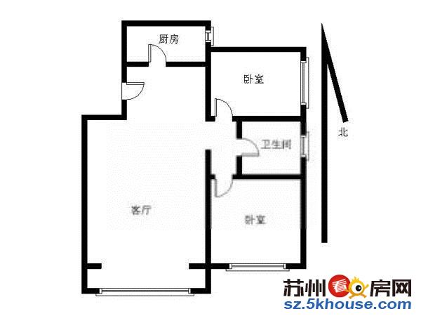 沧浪南门 第五人民医院 菜场楼上 两室可做三室 价格便宜