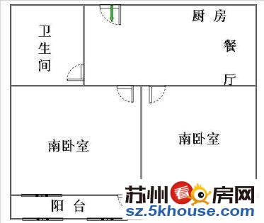 新上北园二村精装修两房一楼带40平院子开门的