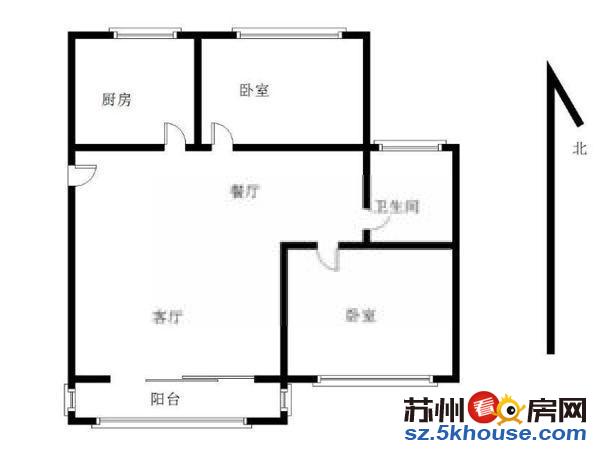 凤凰熙岸 胥江街道 押一付一 精装两室 家电齐全 拎包入住