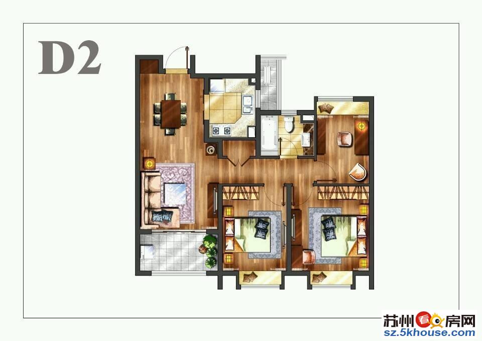 押一付一胥江路地铁站附近 香雪海饭店对面 全新精装 随时看房