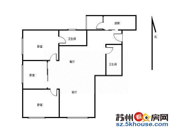 押一付一胥江路地铁站附近 香雪海饭店对面 全新精装 随时看房