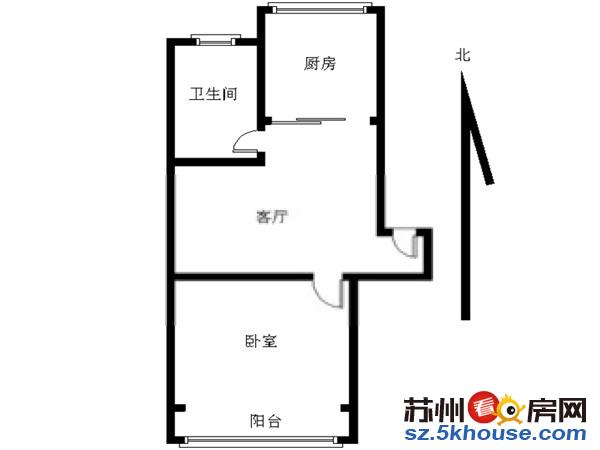 桐径路三香路 潼泾新村 精装一室 采光好 家电齐全 拎包入住