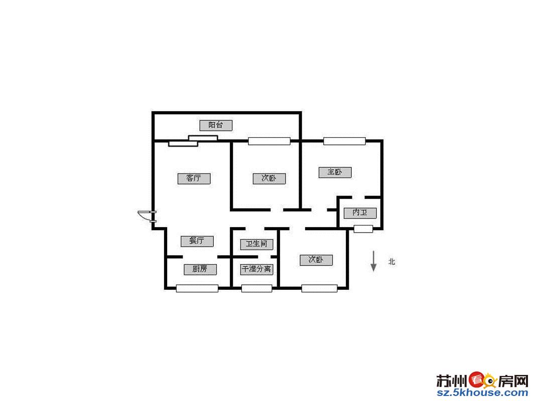 单价2.8万 领秀江南 苏纶里 南环双学 区 三朝南纯毛坯