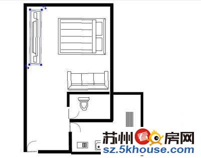 十全街 十梓街 苏州大学 附一院附近 精装一房 拎包入住