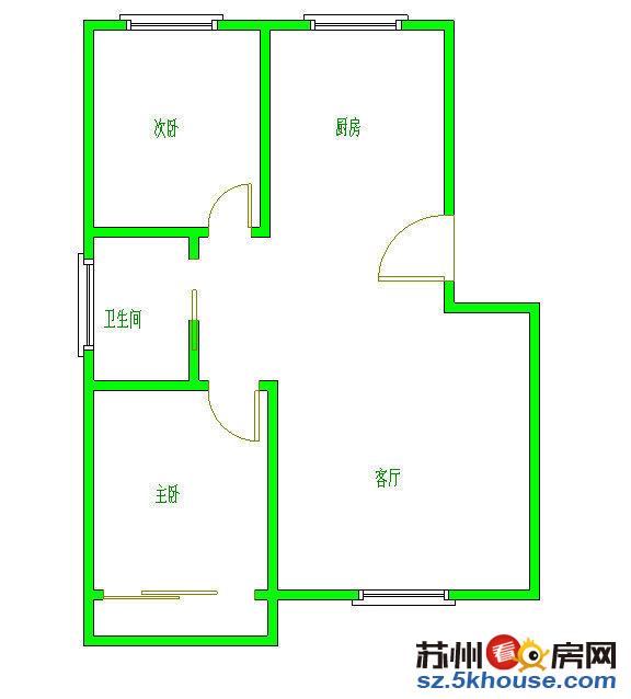 免押金月付 胥江路地铁口 胥江新村 精装两房 香雪海 新市桥