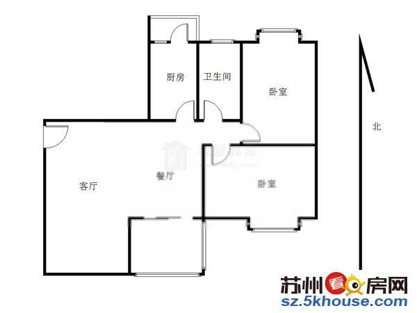 2朝南房 苏福路大润发 解放商圈 月付 好房 拎包入住 急租