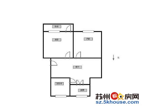 西环路体育中心附二院家乐福 水韵新苑广大家园 三室一厅出租