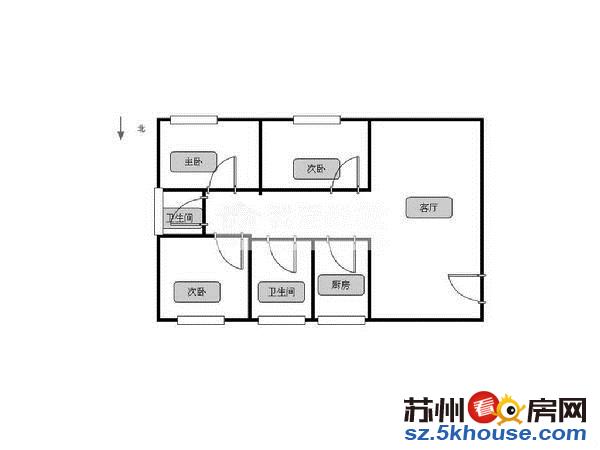 观前街玄妙新天地体育场十梓街大公园乐桥地铁口大三房带汽车位