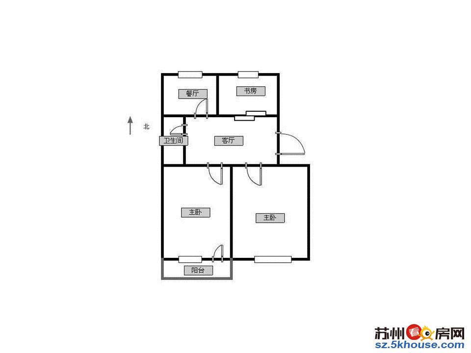 通和新村精装三房 稀有户型两楼带库 几步路到菜场超市