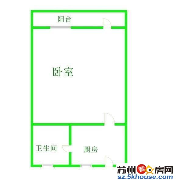 免中芥费十全街精装一室公寓 近苏大本部振华相王玉器城月付