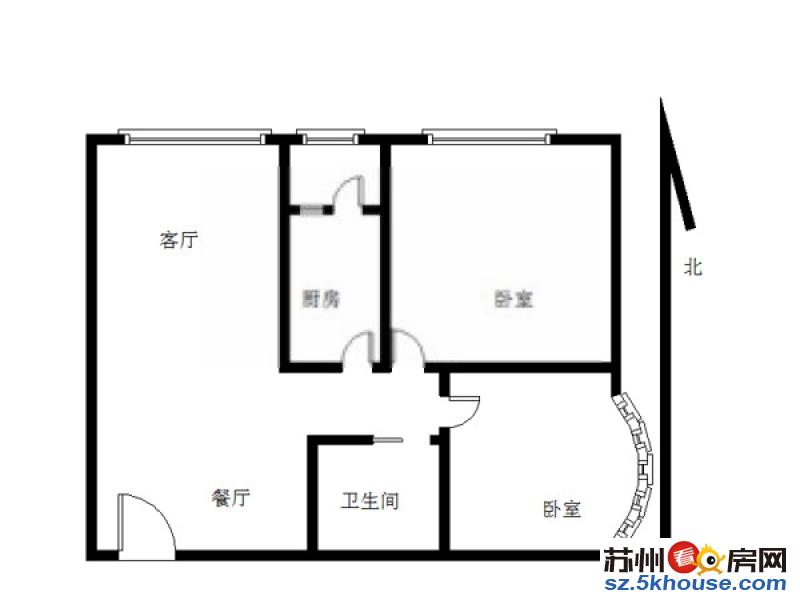 友联一村苏蠡路吴中路押一付一精装两室随时看房家电齐全拎包入住