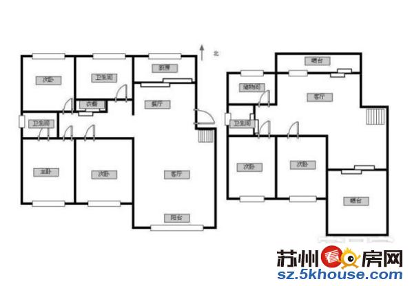 精装 大花园 双拼别墅 狮子林 拙政园 狮林苑 观前庭院旁