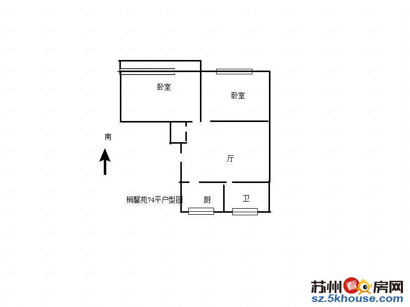 姑香苑 精装两房 全明户型家电 立达教育 菜场超市出行方便