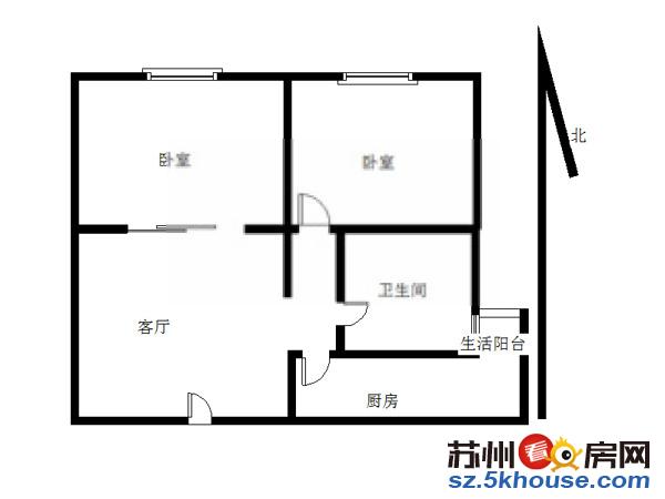 东环路苏州大学东校区夏家桥花园宏葑四村2房朝南有钥匙随时看房