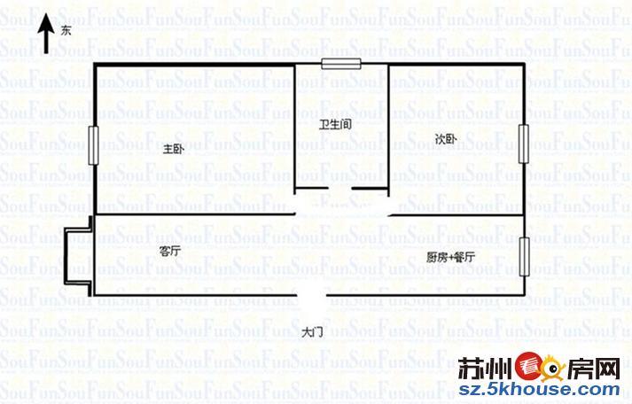 鹤溪佳苑好小区送17平随时看房满二错过就没有