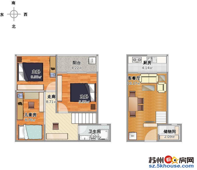 月付 发现岛Loft公寓大两房复试 繁花合景峰汇地铁口