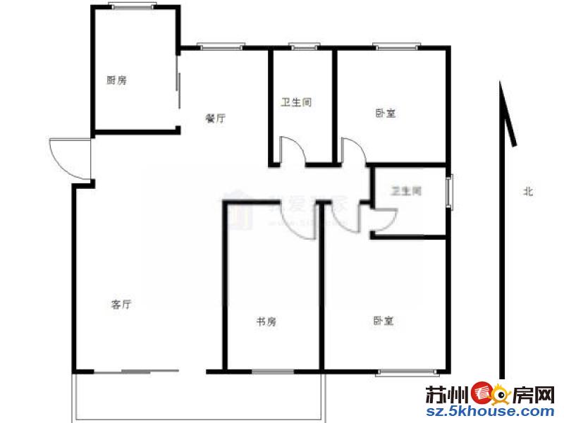 胥江地铁站 桐泾公园 中海胥江府 交通便利拎包入住 采光好