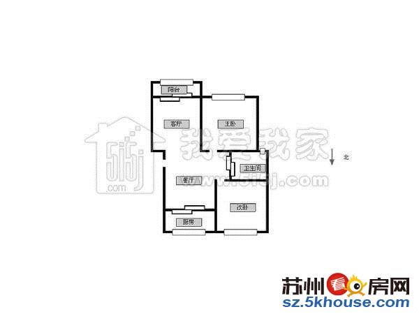 盘门雅苑 精装 单价两万 前排无遮挡 南北通透 小区环境好