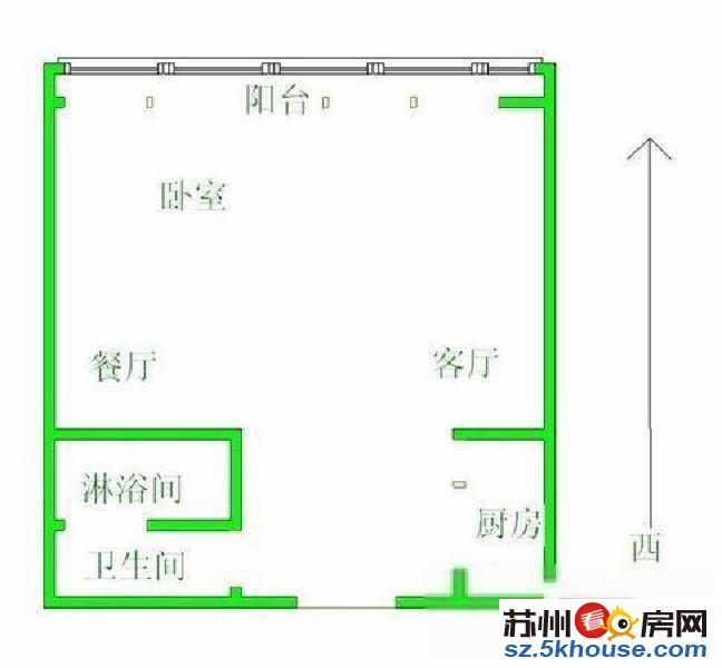 三成首付电梯房精装过渡型蜗居独立厨卫家电齐全适合年轻人