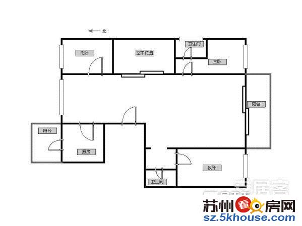 观前 临顿路 颜家巷 独门独户私房 院子150平米带两间门面