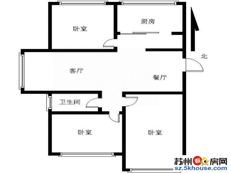 朗诗相门绿郡新出的3室看房方便干将东路 相门城墙 苏大旁