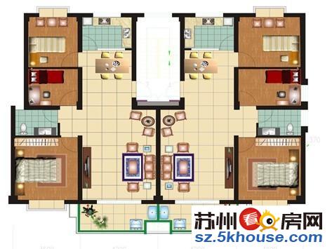 冠城水岸精装修带阁楼带地下车位房东自住的保养很好