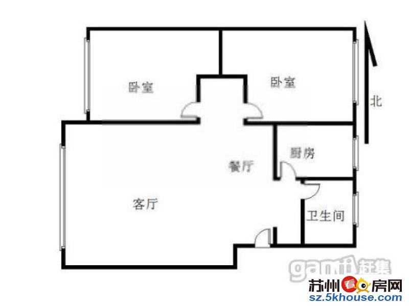 广济北路平川路口 苏锦二村 精装两室 火车站 万达广场 朝南