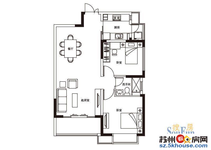 万科物业 全新精装修 实堪图 业主自住换房诚心急售 送家具