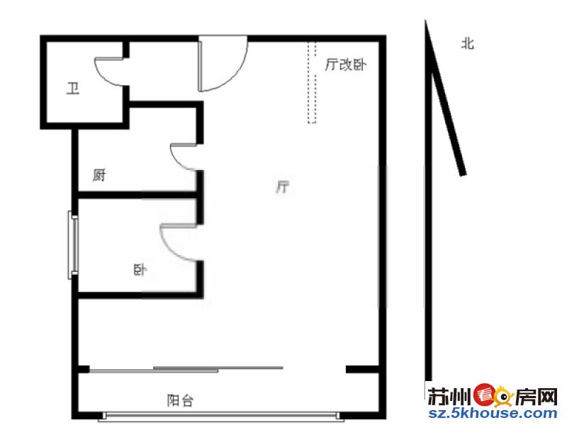 胥江地铁口 胥江新村 精装两室 新市桥旁 押一付一 桐泾公园