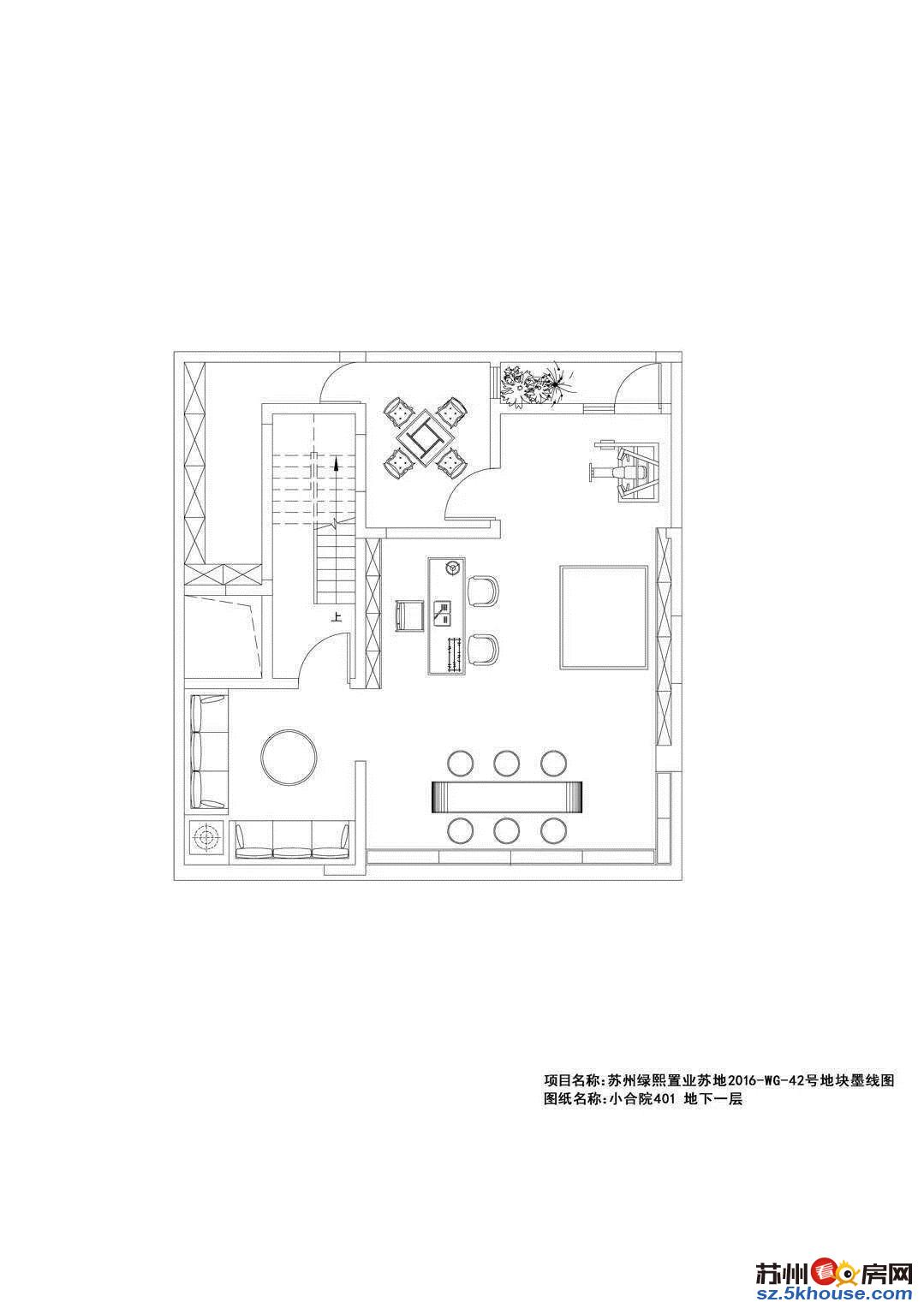 泰华商城旁姑苏护城河中式合院别墅300平私家庭院少