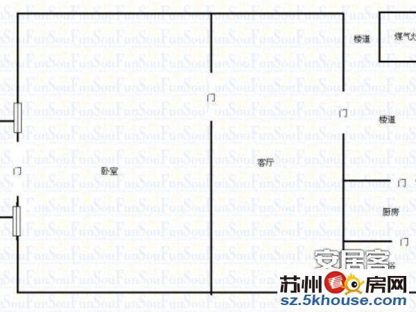 相城中心地铁2号线旁中环百汇精装公寓32平27万