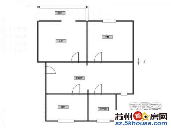 西塘新村精装修 两房朝南 紧邻地铁 户型通透 看房随时