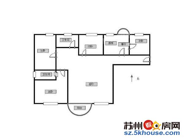 四季晶华 毛坯31户型 赠送一个18平米左右的房间 带独库