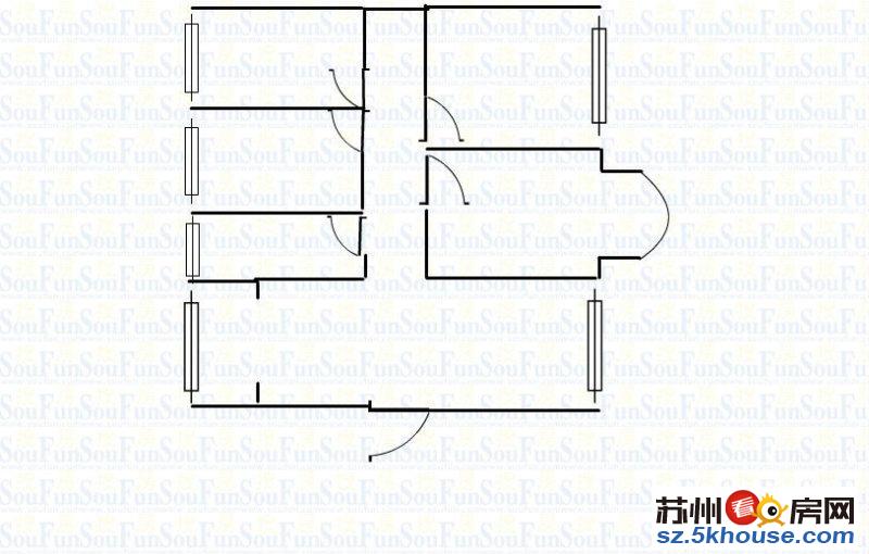 渭西花园 毛坯大户 带自行 无证全款