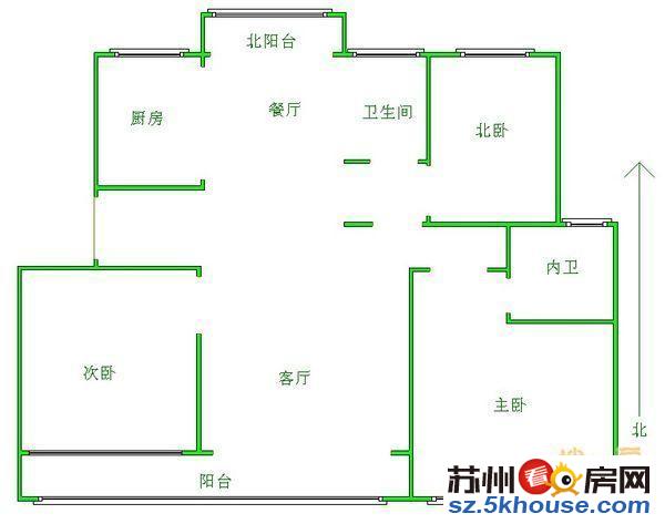 君诺太阳花园精装3房满5唯一税少学校在对面