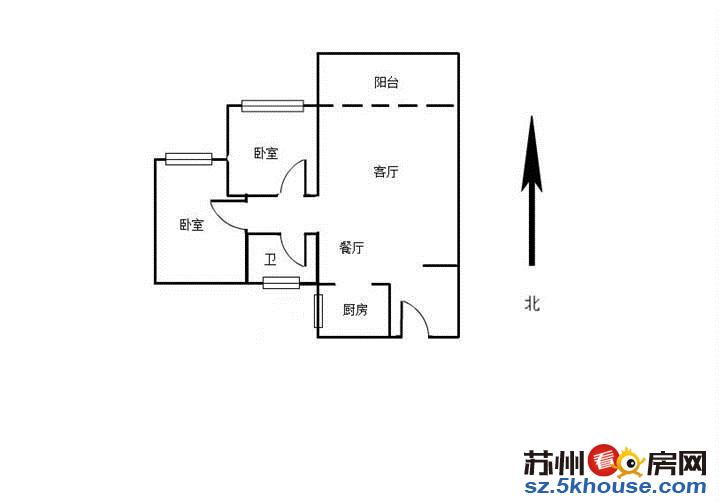 桐泾南路靠近2号口胥江路精装两房拎包入住押一付一