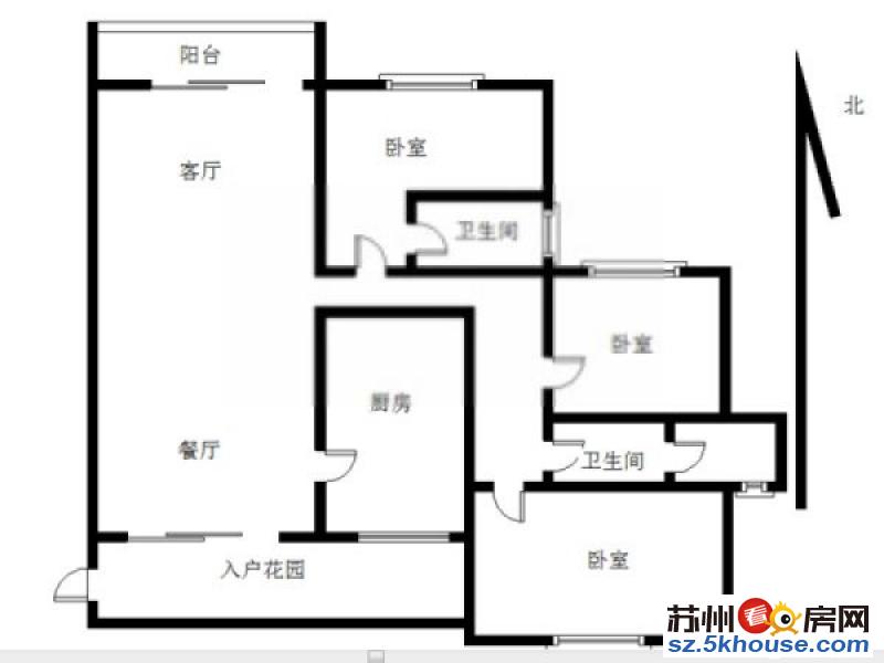 公园天下 桐泾商务广场 桐泾公园 胥江路 精装三房押一付一