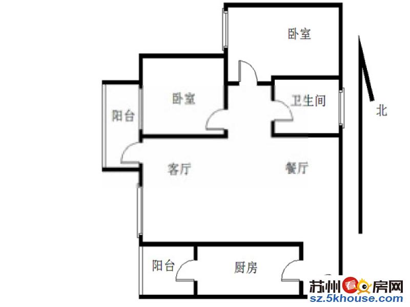 金桥新村旁 胥江新村对面 东方苑小区 精装两室 随时看房