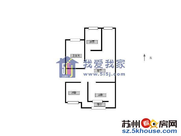 吴中实小 盘蠡新村急售经典2室 合库 满5唯一 换房诚心出售