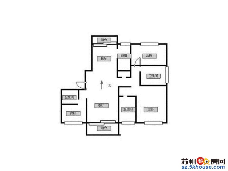 招商依云华苑全新精装三房从未入住看房方便房东着急出售